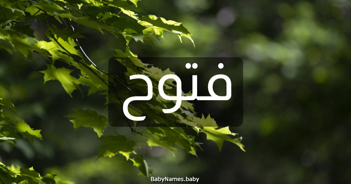 فتوح