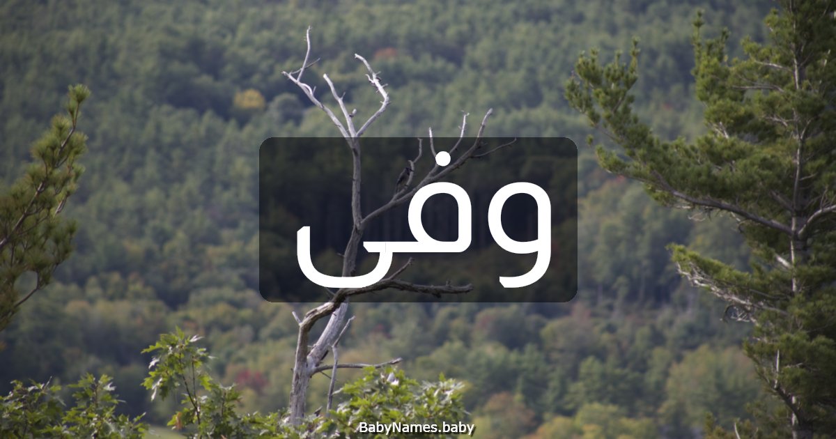 وفى