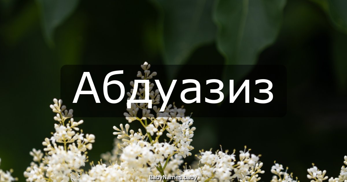 Абдуазиз