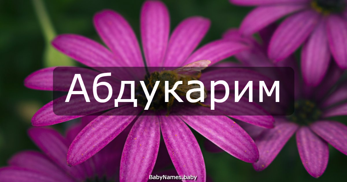 Абдукарим