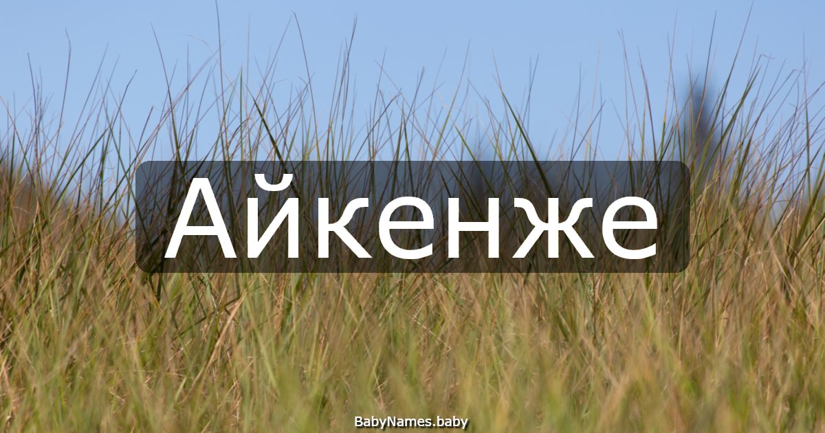 Айкенже