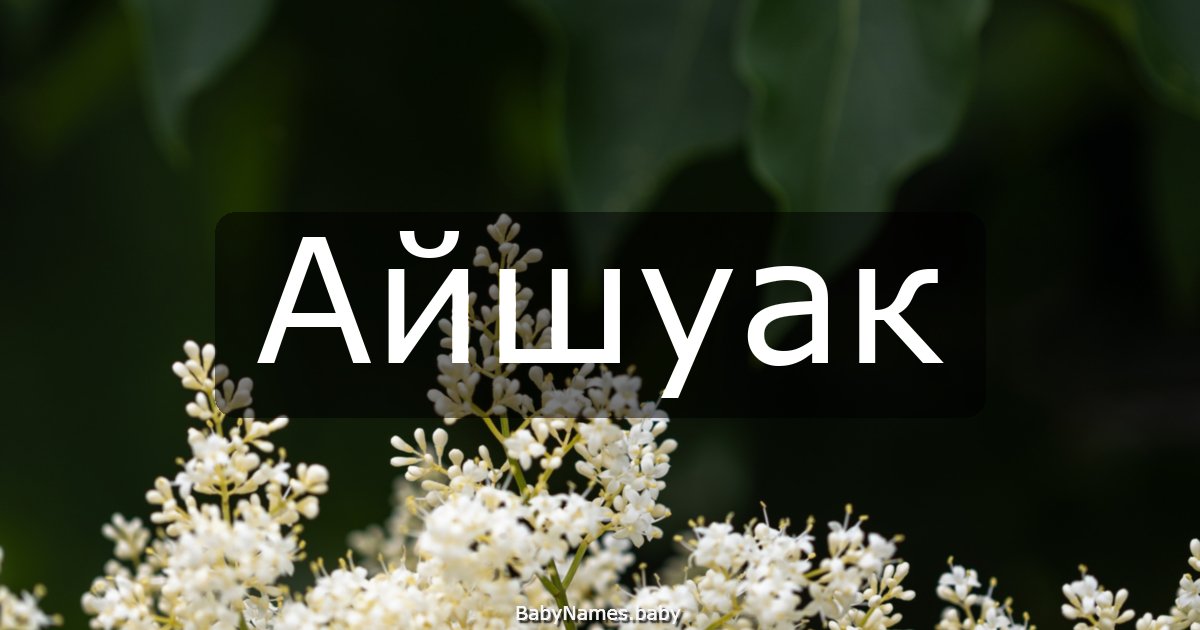Айшуак