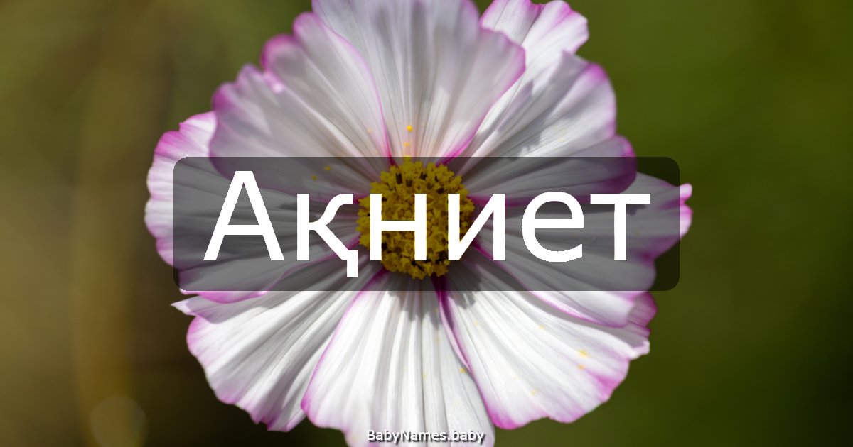 Ақниет