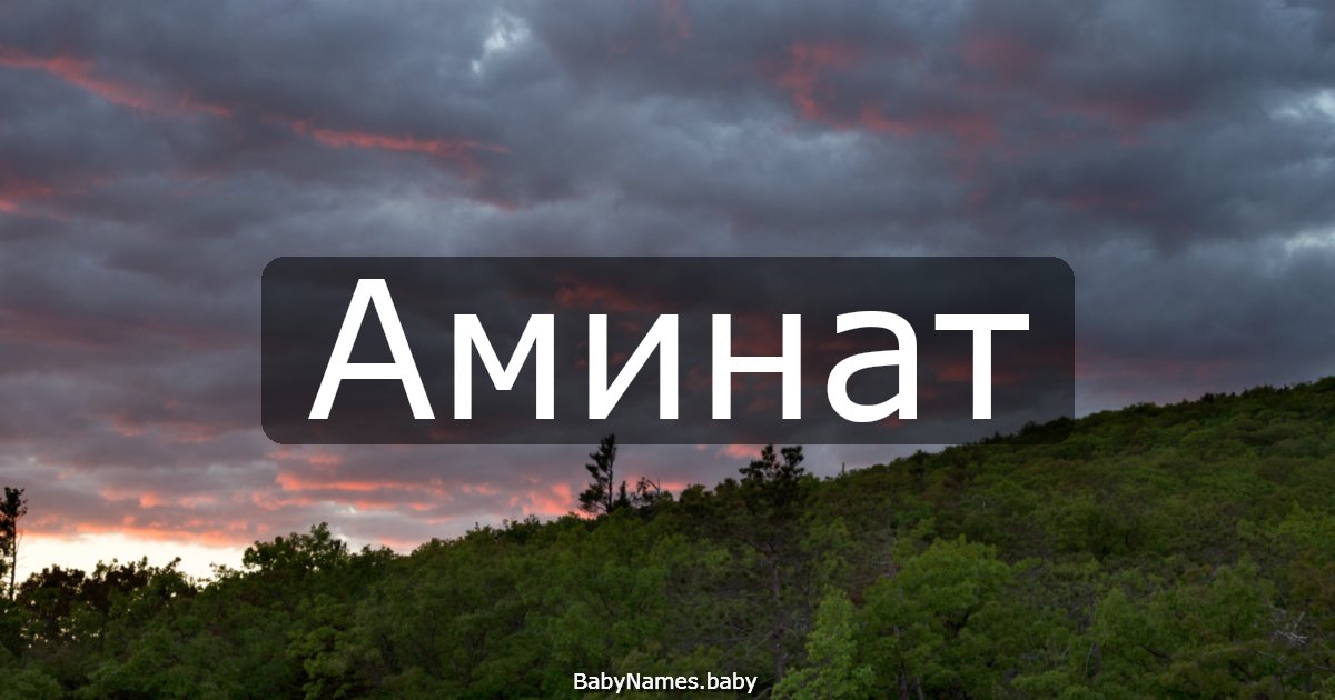 Аминат
