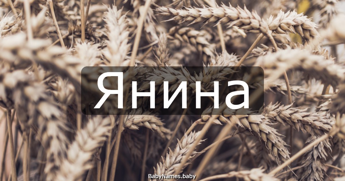 Янина