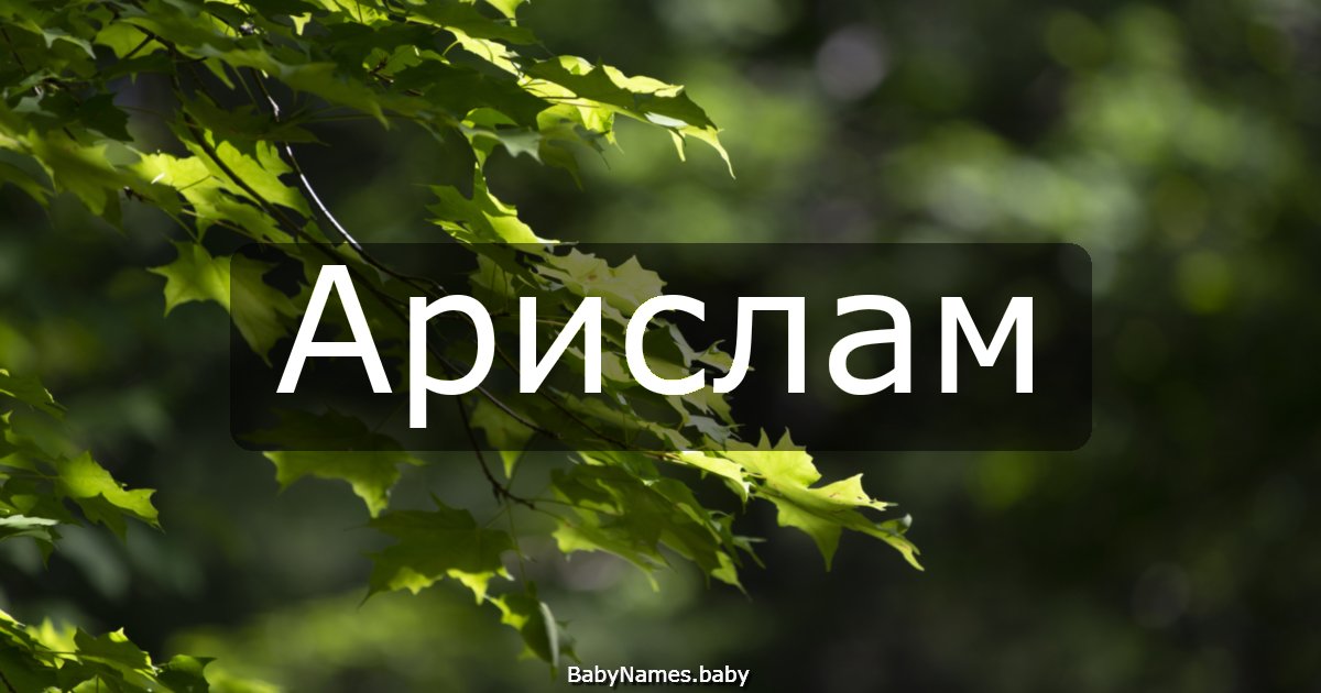 Арислам