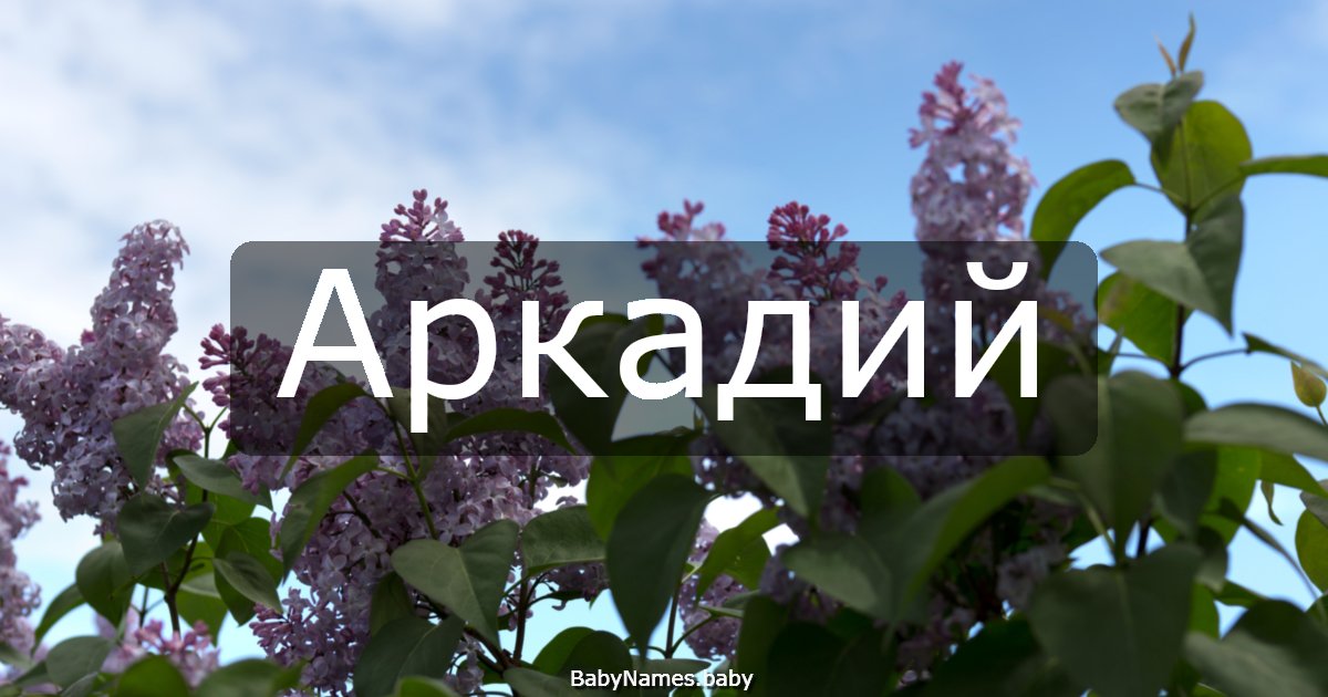 Аркадий