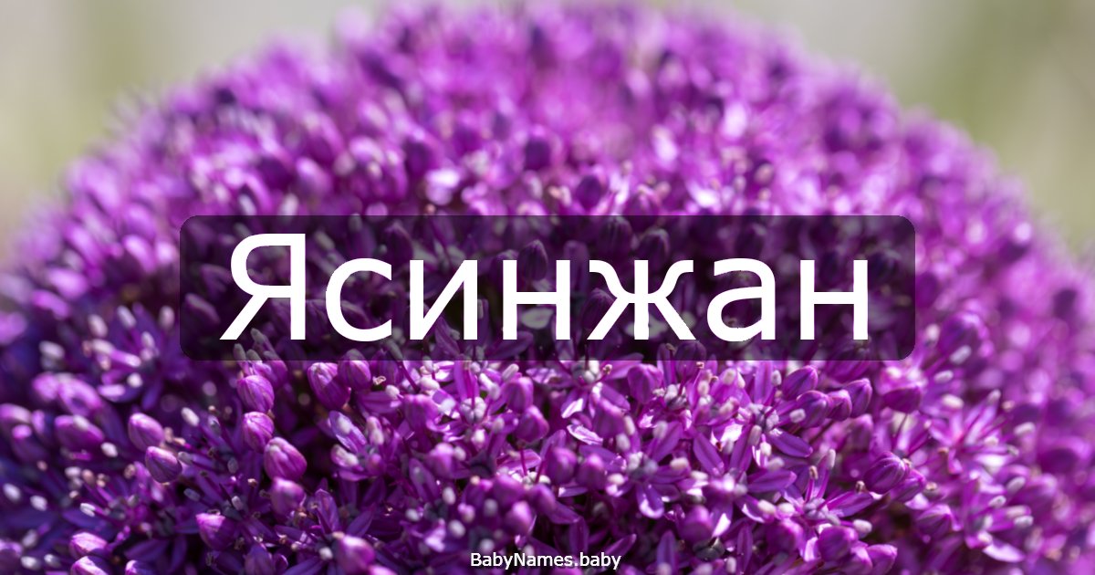 Ясинжан