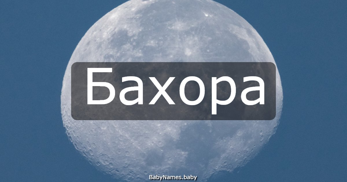 Бахора