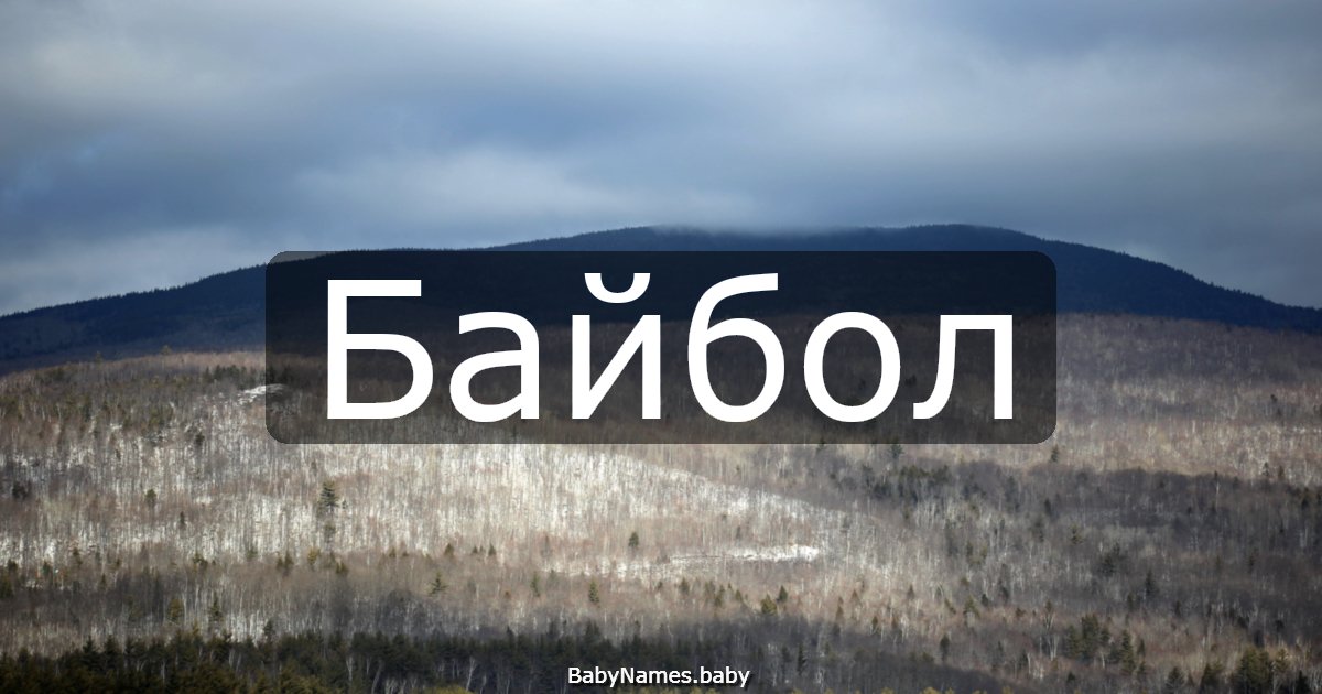 Байбол