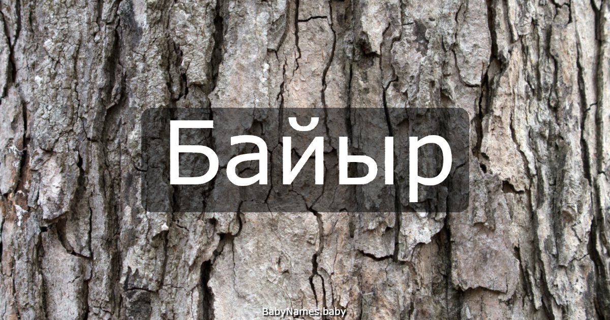 Байыр
