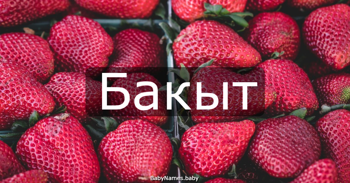 Бакыт