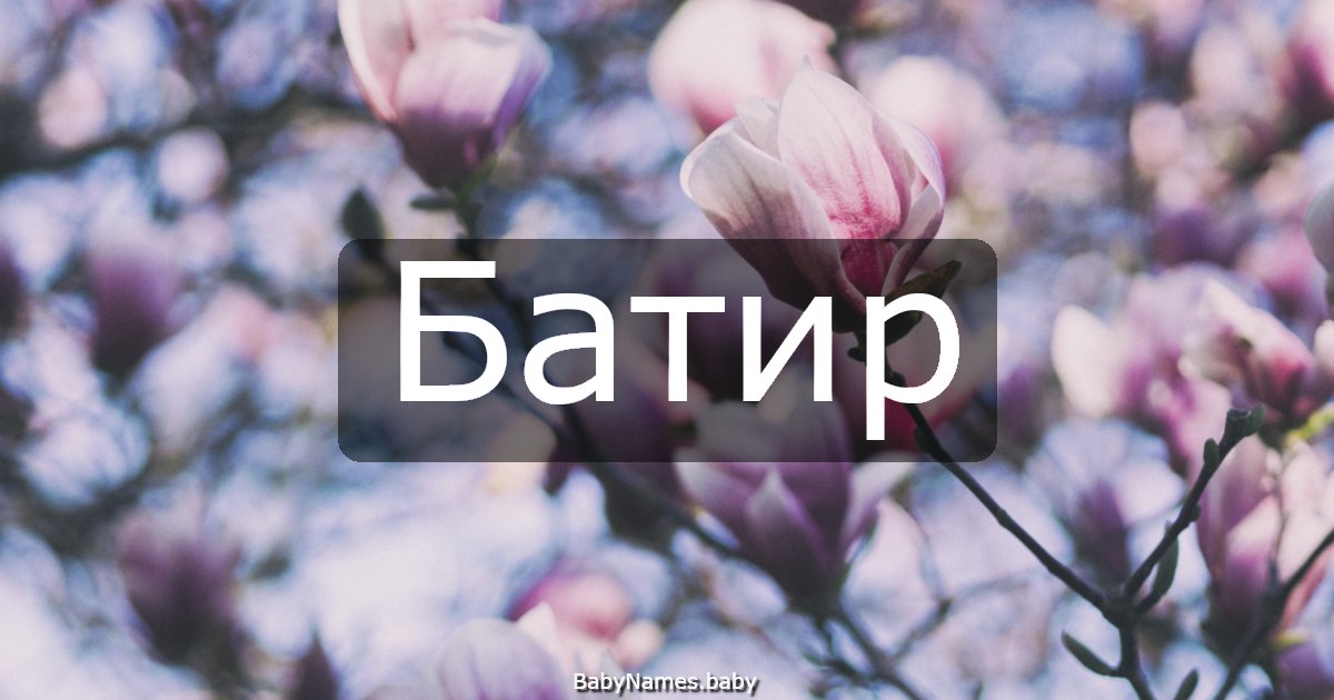 Батир
