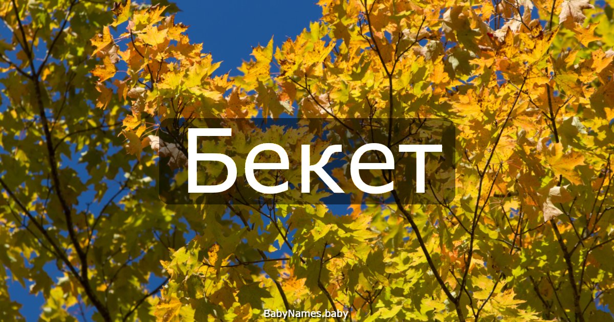 Бекет