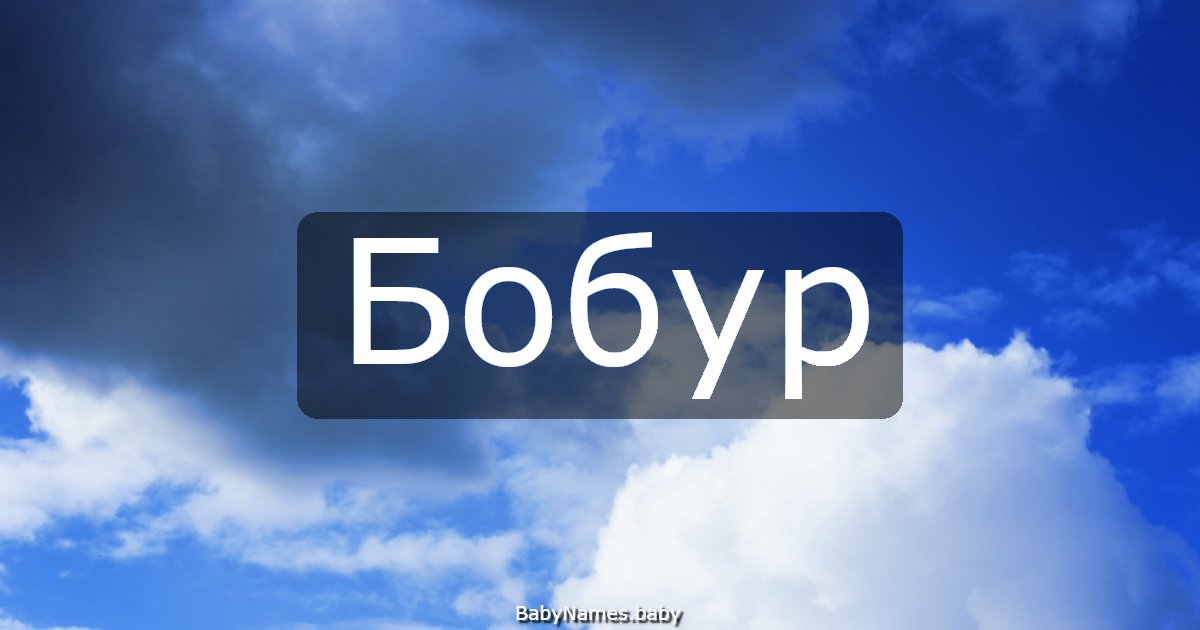 Бобур