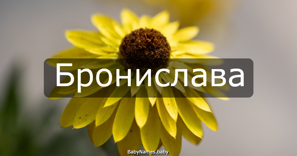 Бронислава