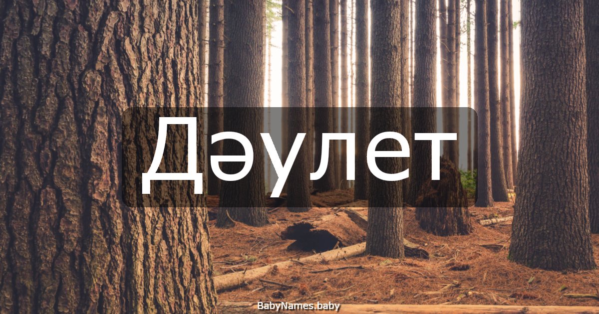Дәулет