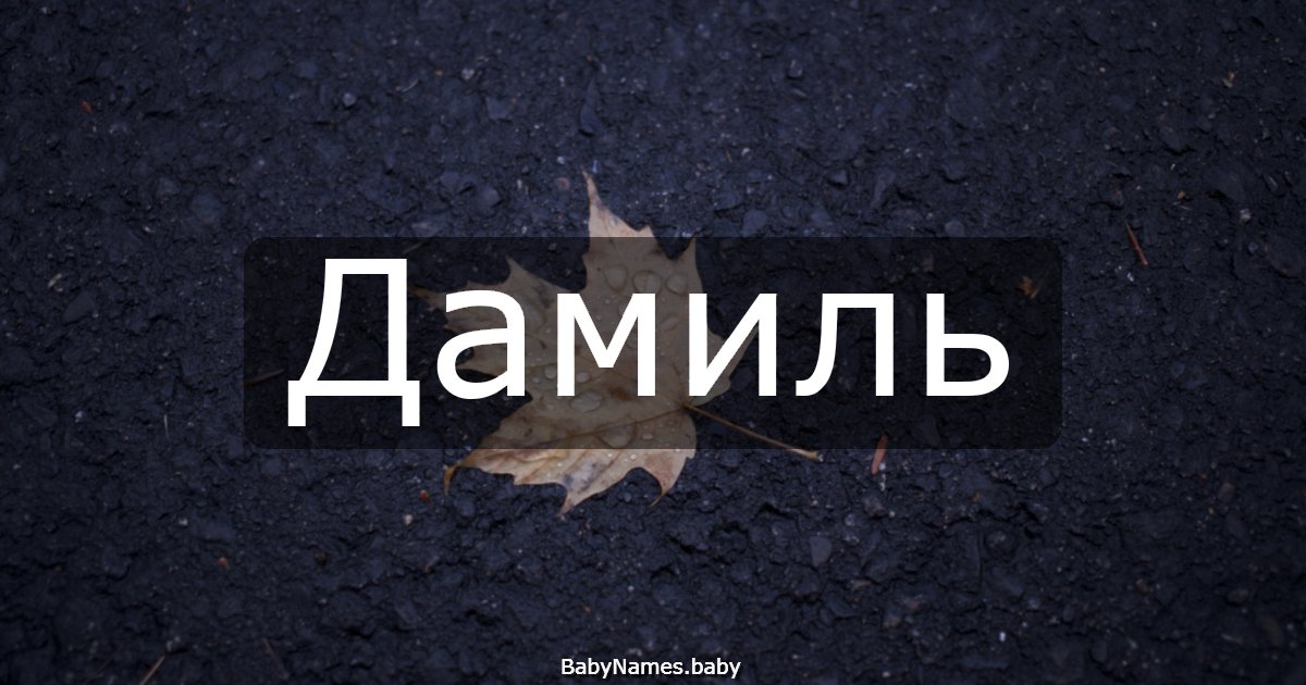 Дамиль
