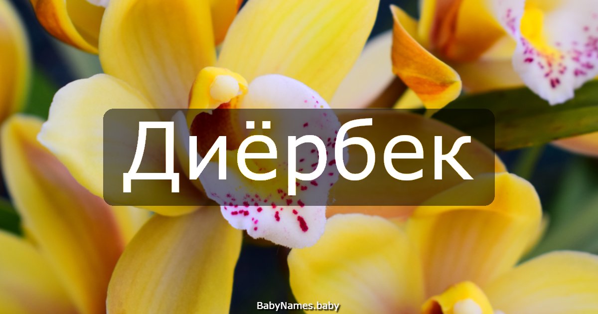 Диёрбек