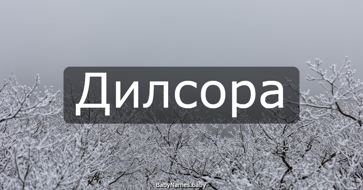 Дилсора