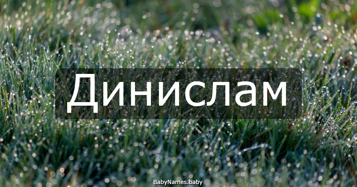 Динислам