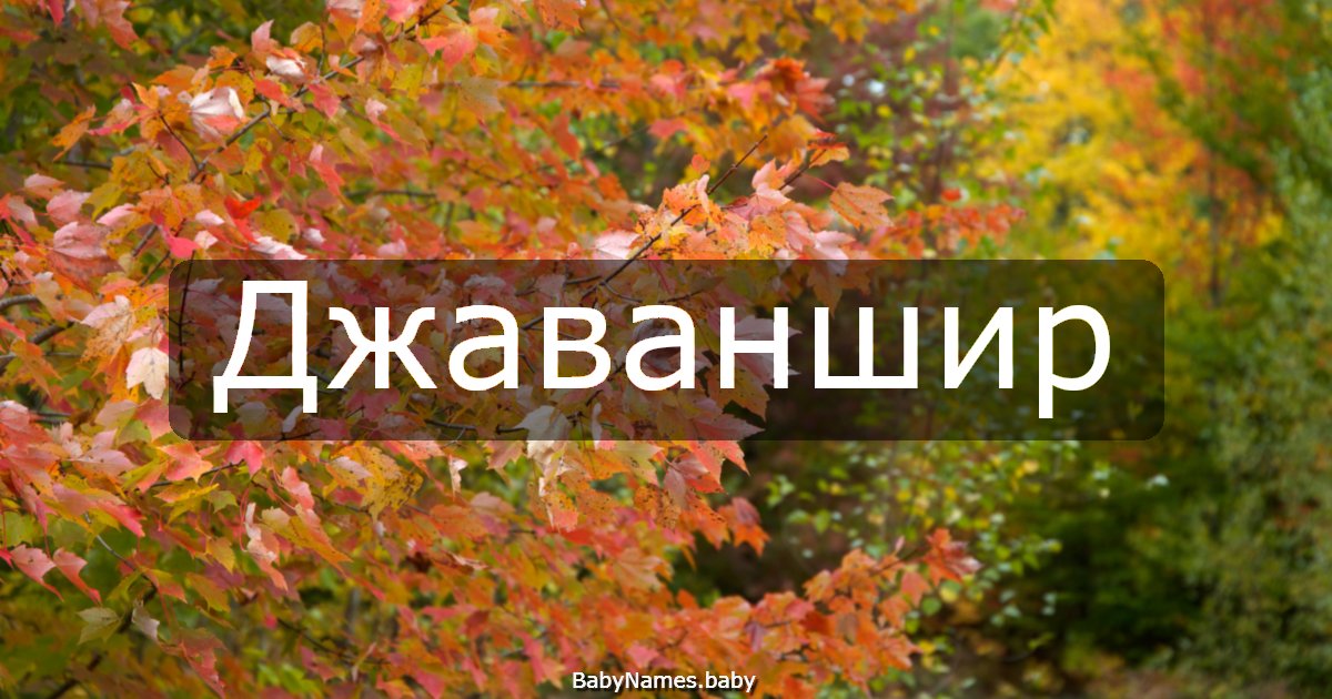 Джаваншир