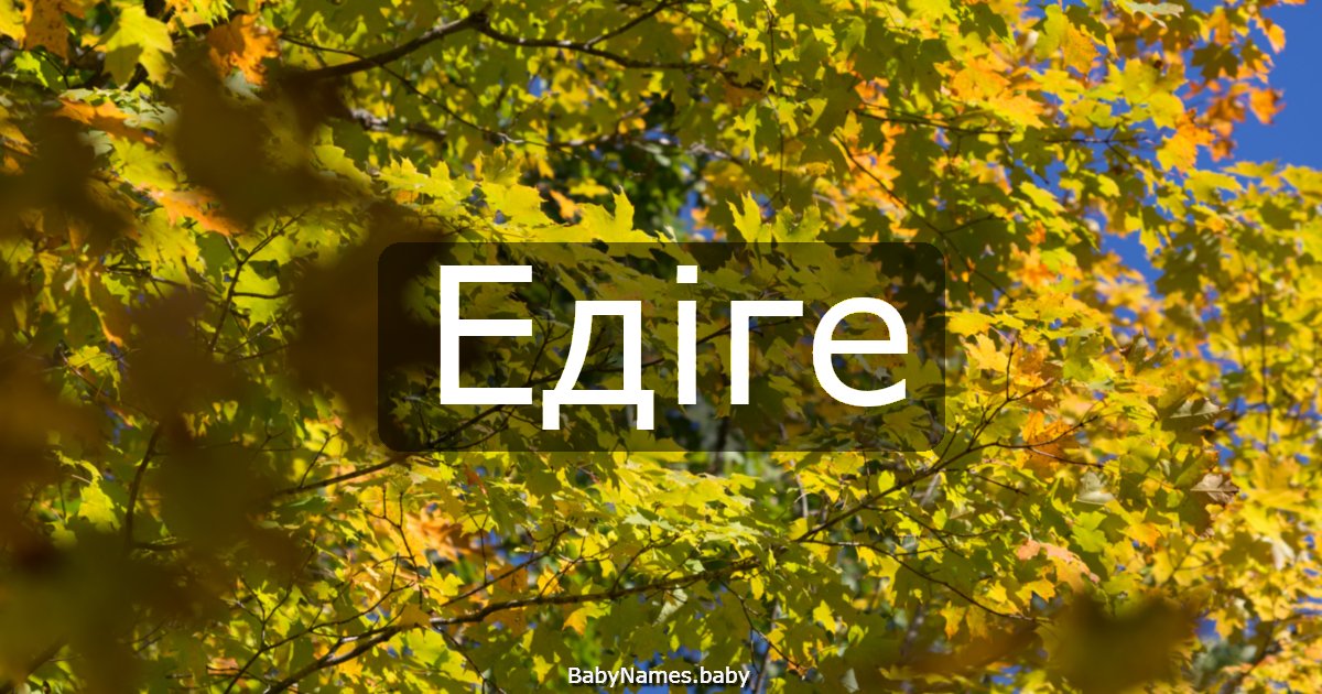 Едіге
