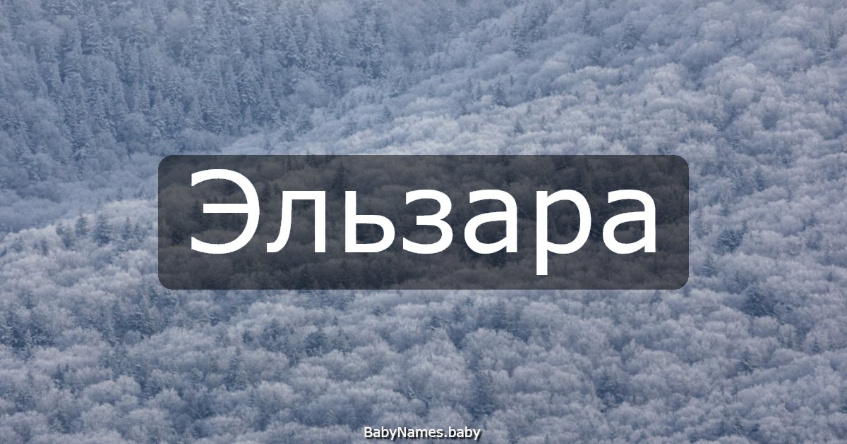Эльзара