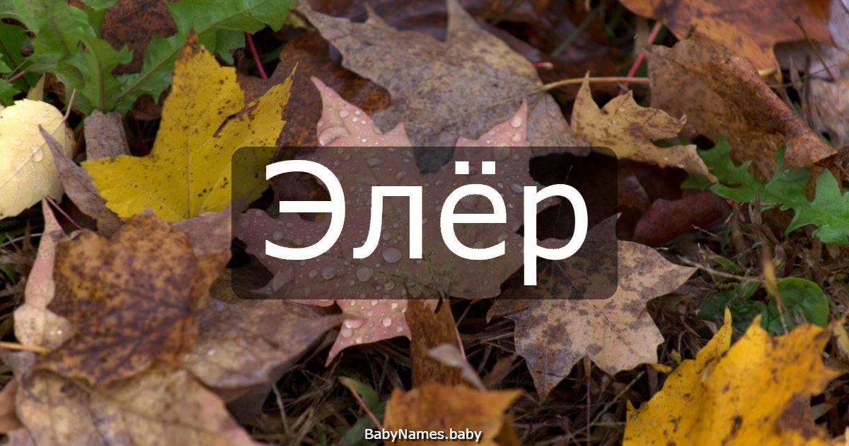 Элёр