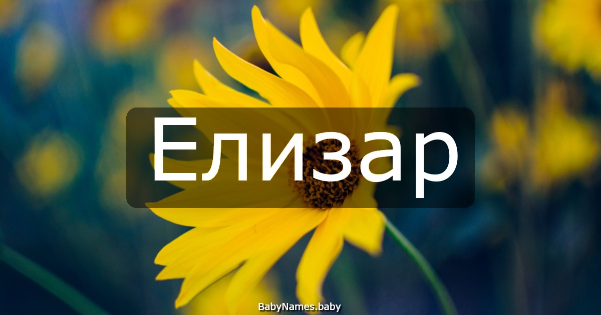 Елизар
