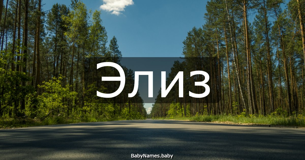 Элиз