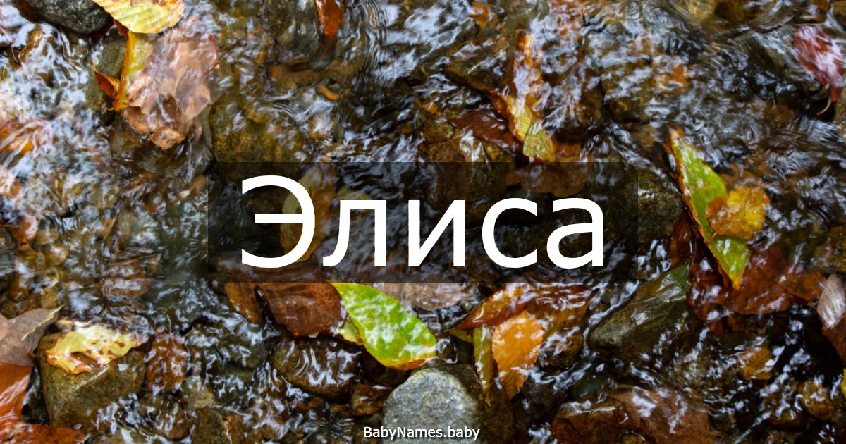 Элиса