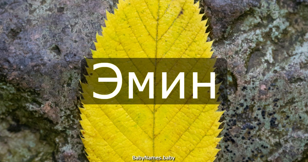 Эмин