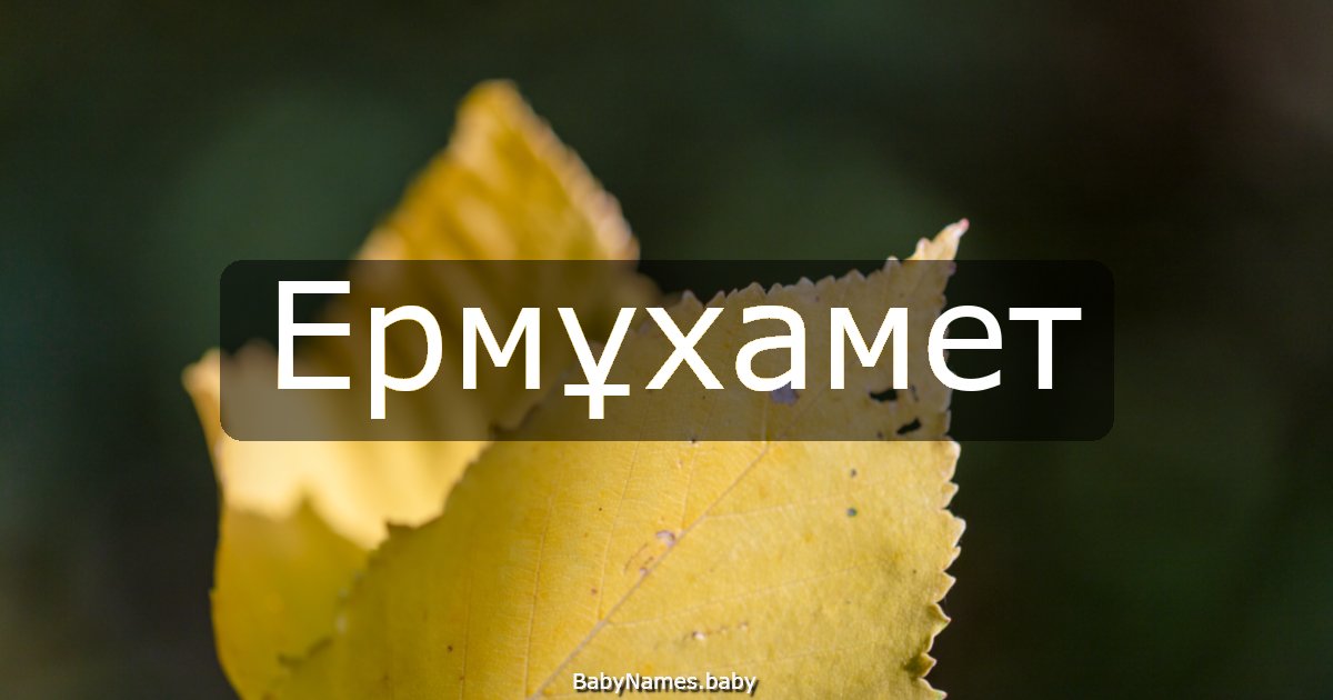 Ермұхамет