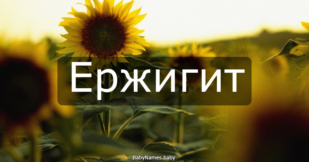 Ержигит