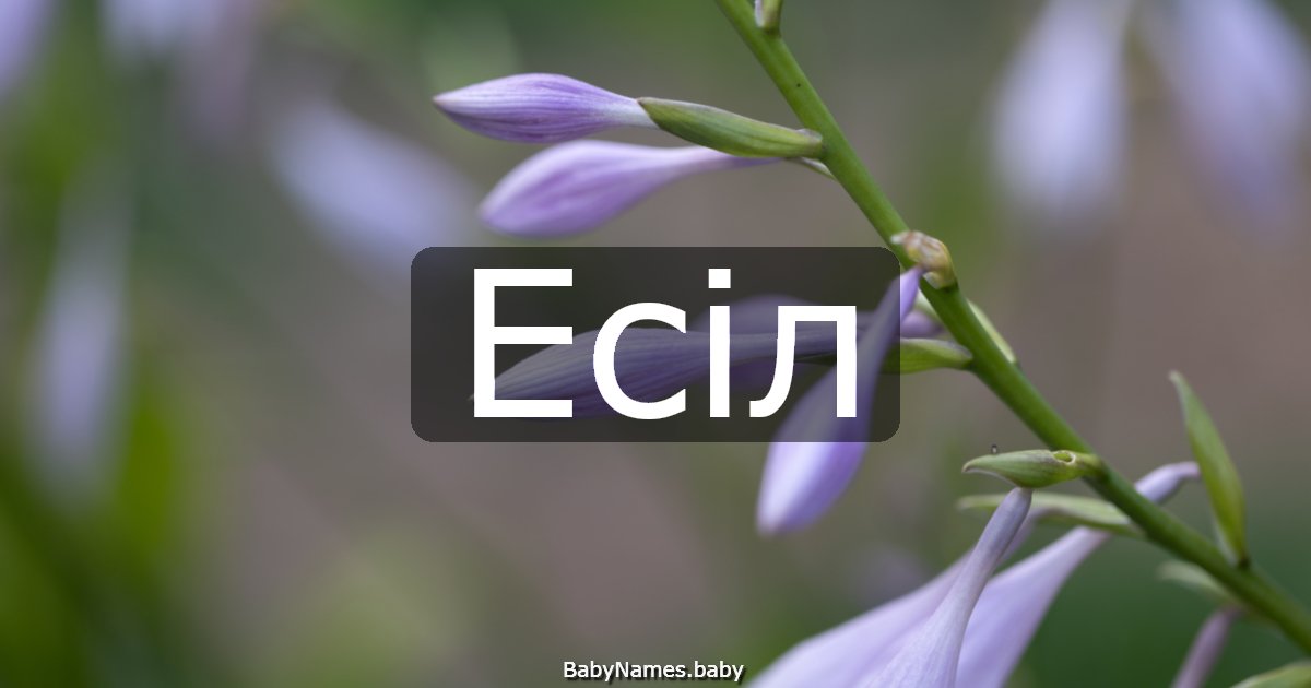 Есіл