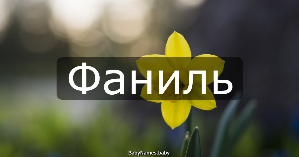 Фаниль