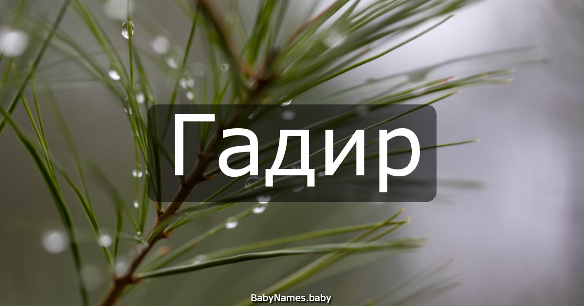 Гадир