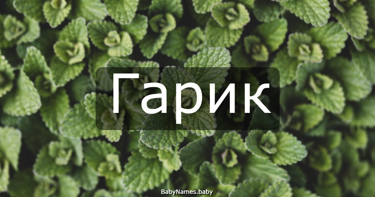 Гарик
