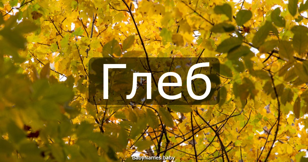 Глеб