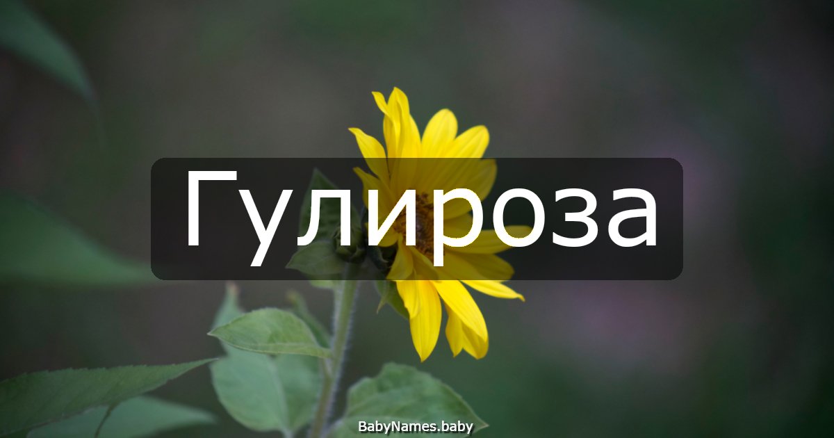 Гулироза