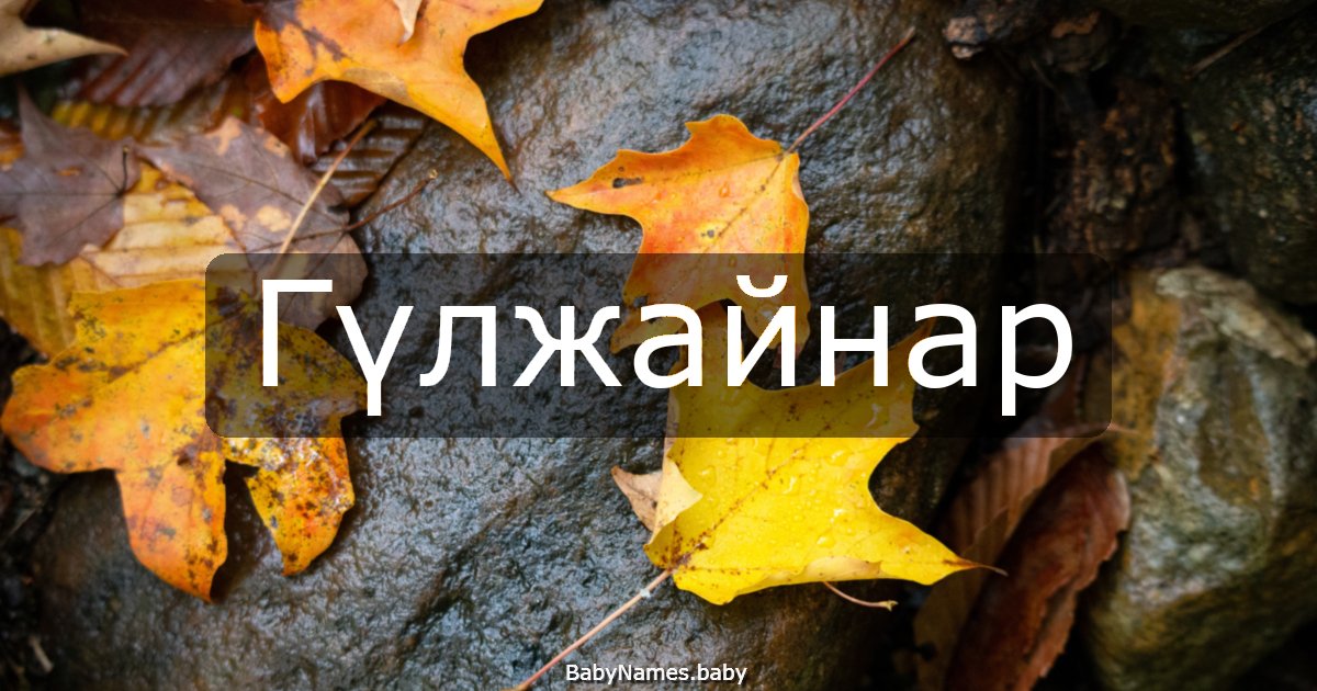Гүлжайнар