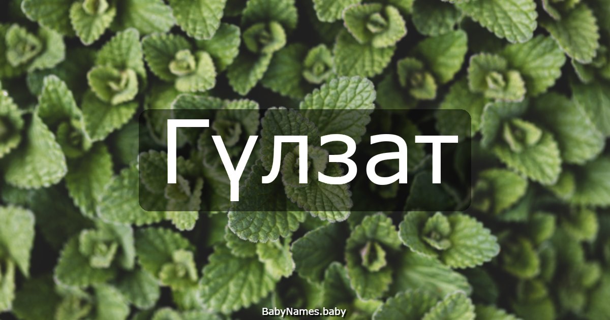 Гүлзат