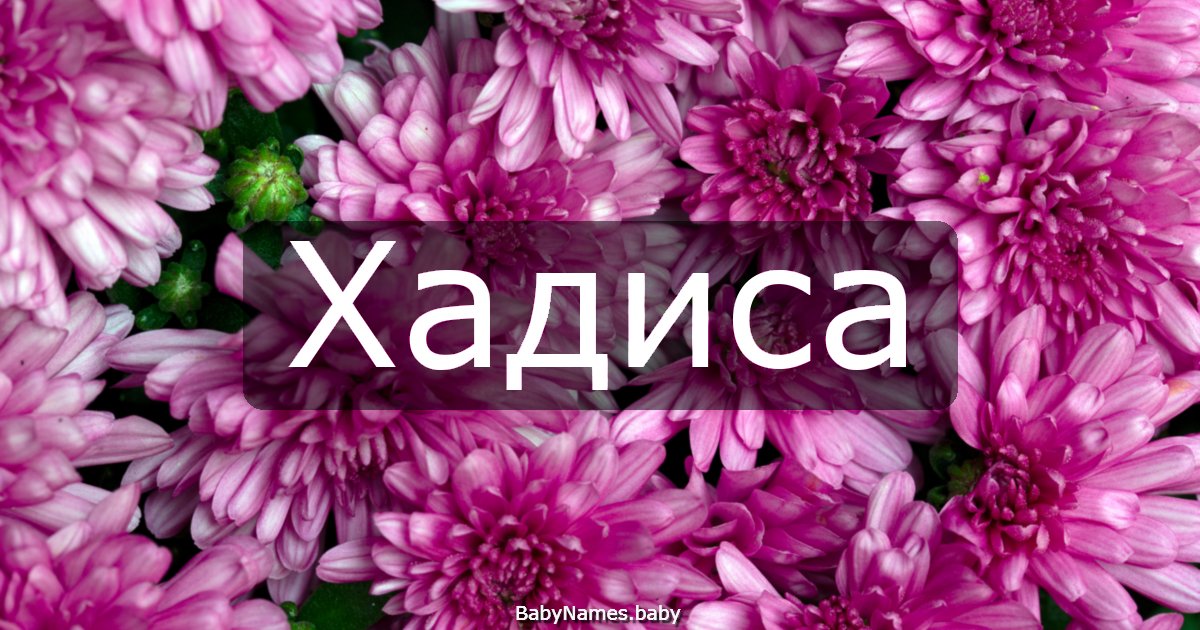 Хадиса