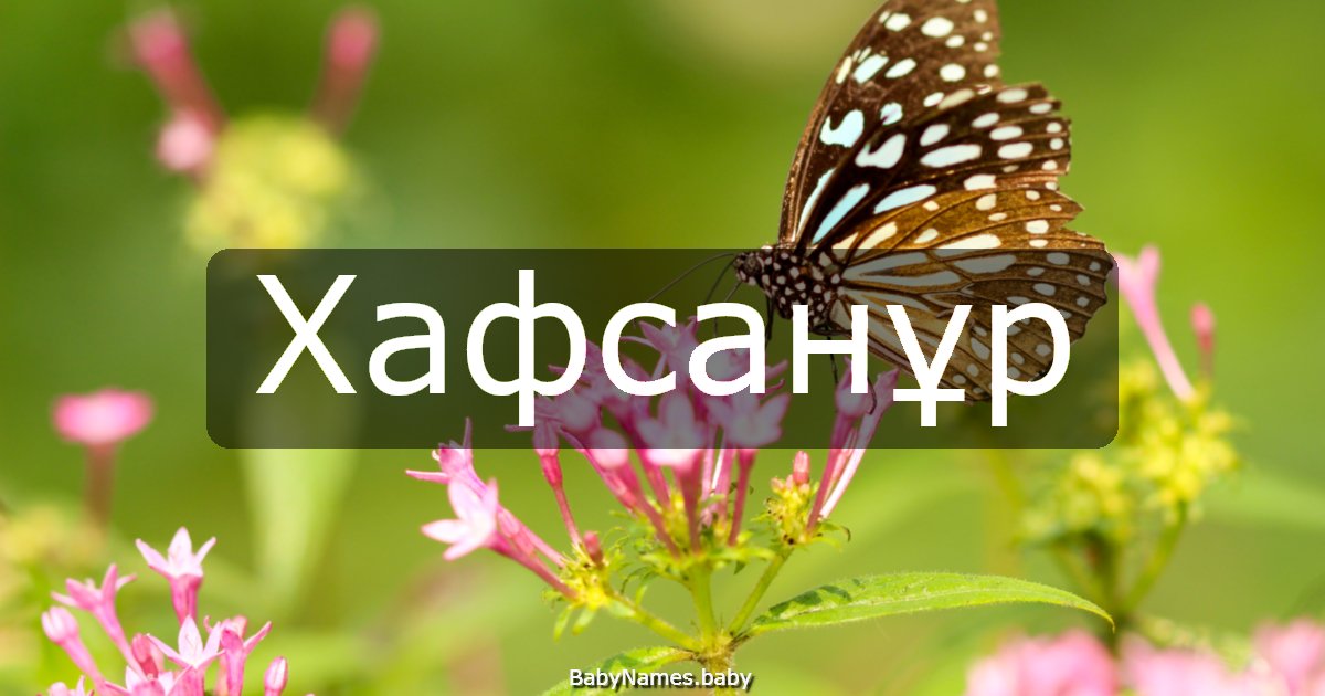 Хафсанұр