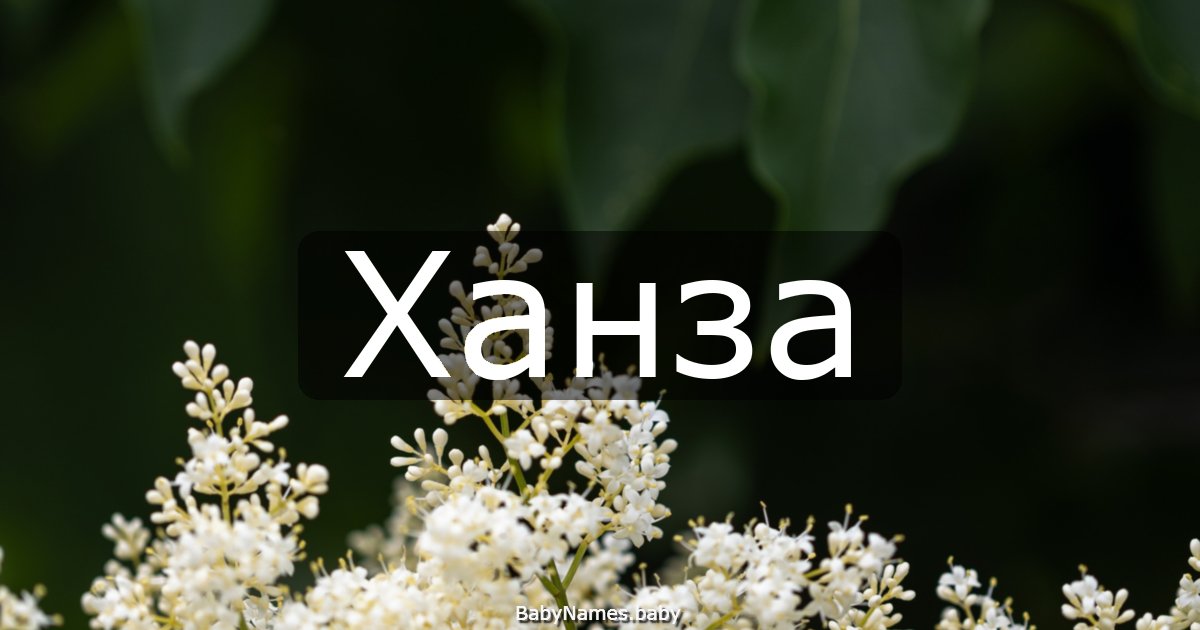 Ханза