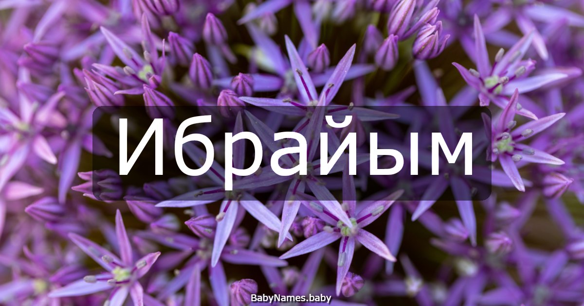 Ибрайым