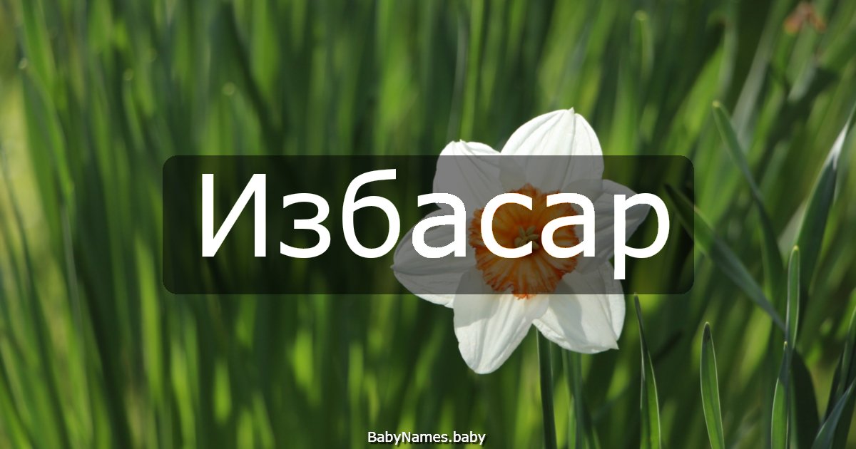 Избасар