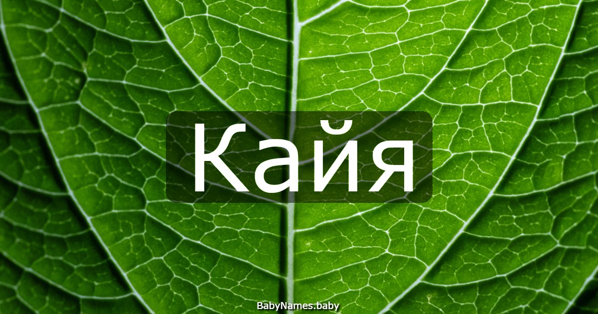 Кайя
