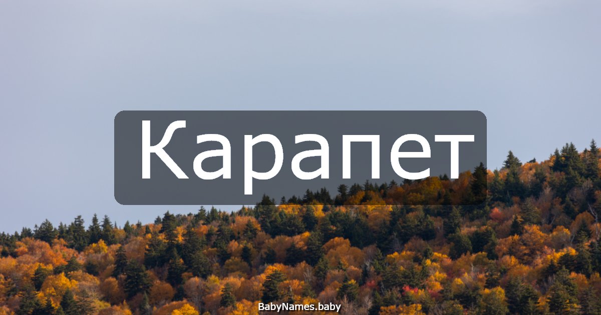 Карапет